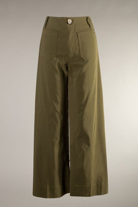 Wide Leg Gaucho Pants | Maison Garrison | Women's Online Boutique